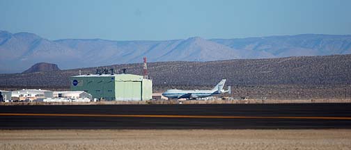 NASA Boeing 747 Shuttle Carrier N905NA, Edwards Air Force Base, October 23, 2008